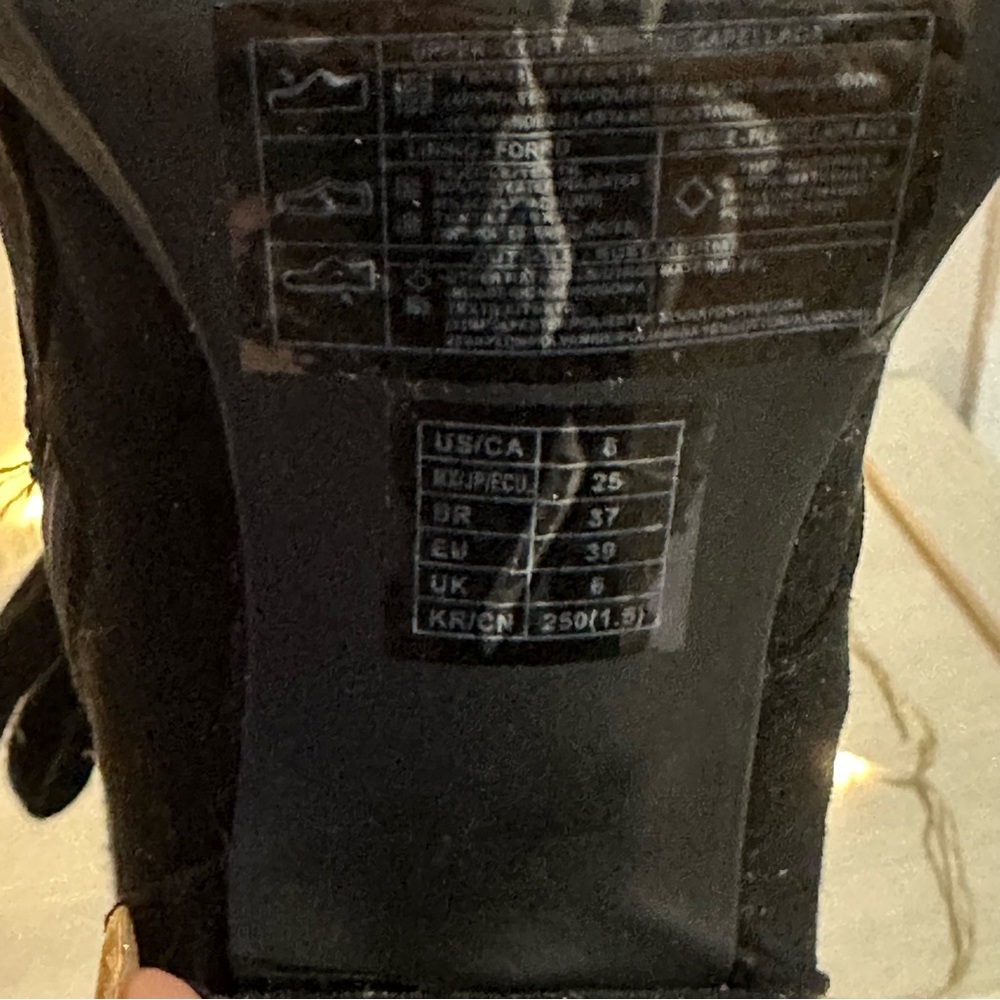 Forever 21 Black Lace-Up Chunky Heel Ankle Boots - Picture 3 of 8
